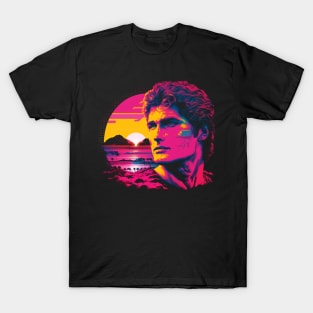 Synthwave David Hasselhoff T-Shirt